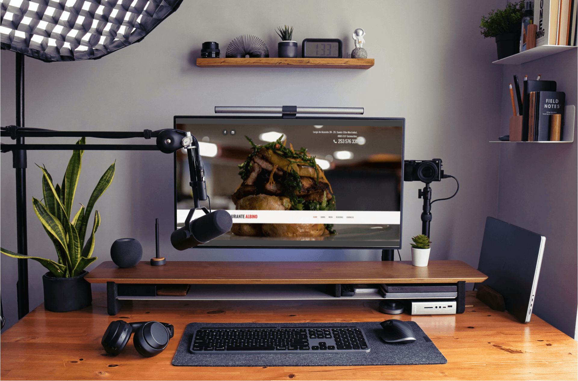 Mockup Restaurante Albino